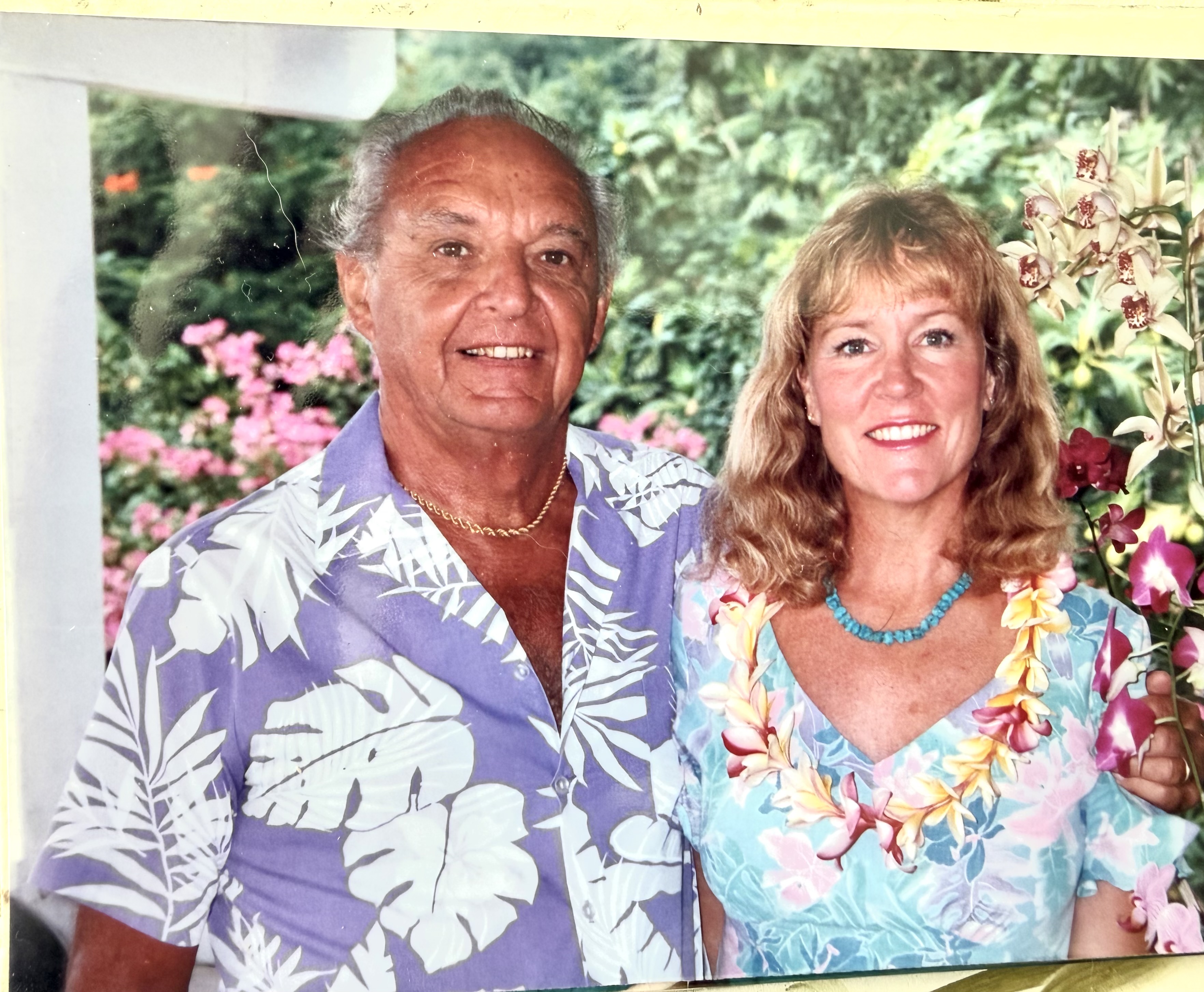 Penny Schilling with Bruno outdoors
